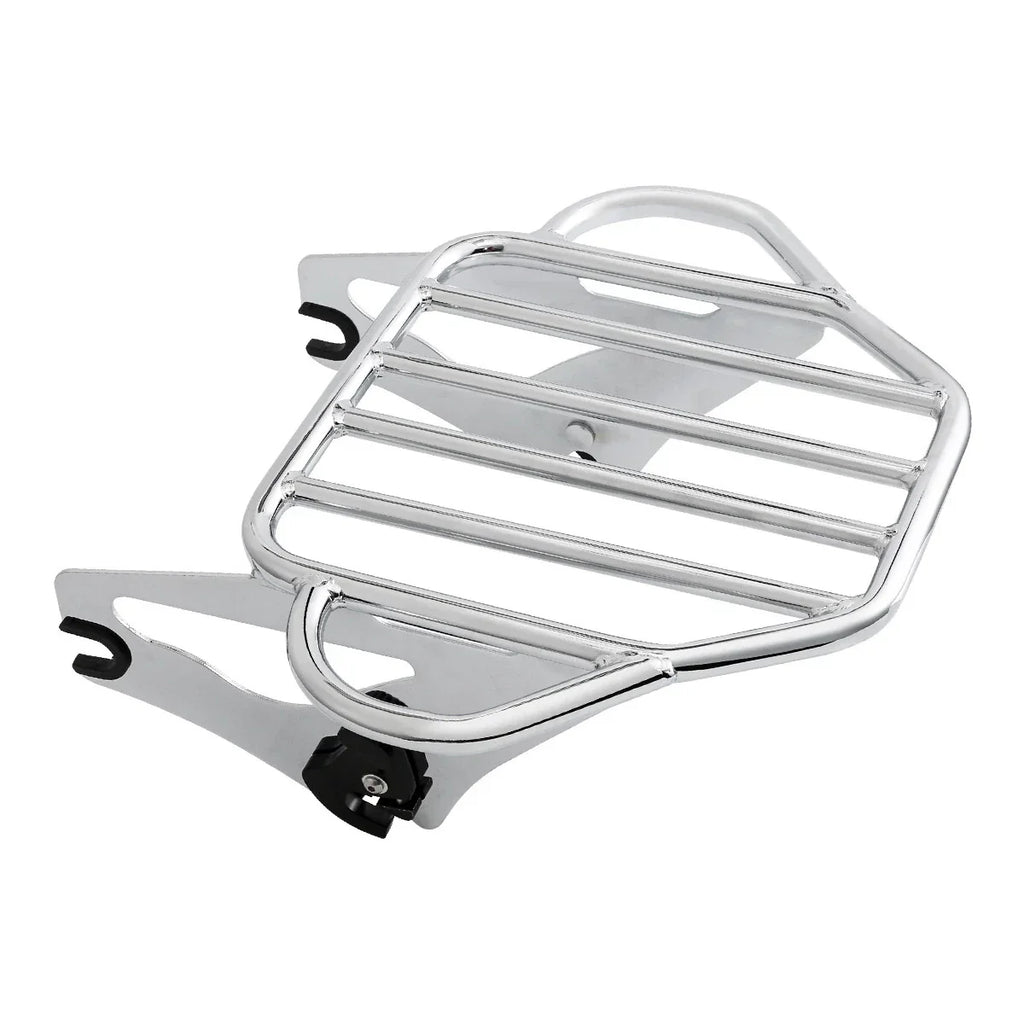 Chrome Luggage Rack Docking Kit for Harley Touring Road King (2009-2013)