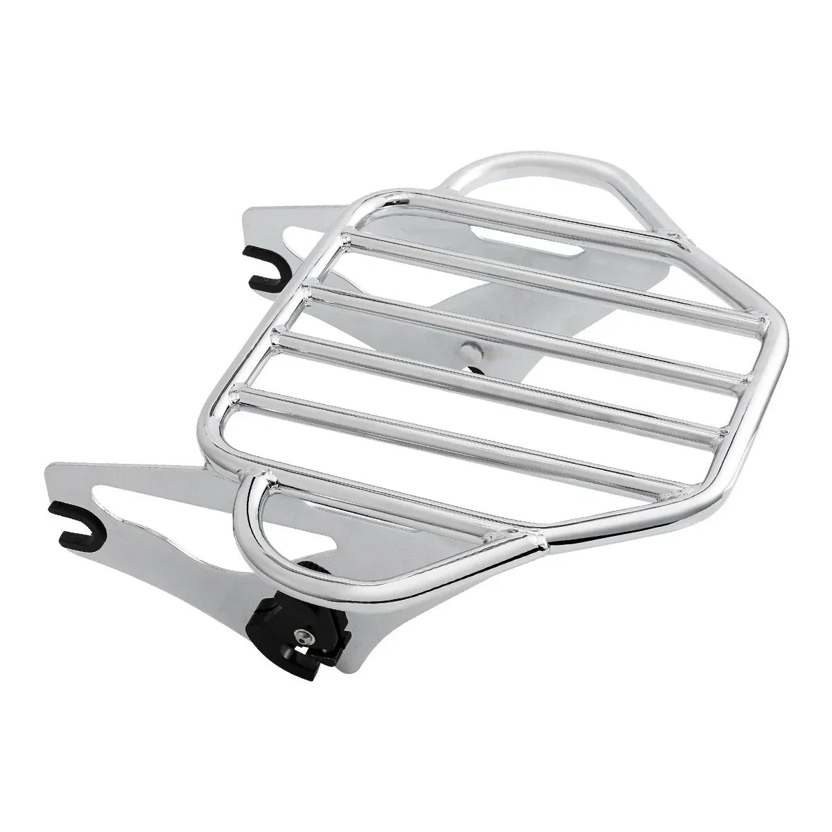 Chrome Luggage Rack Docking Kit for Harley Touring Road King (2009-2013)