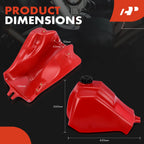 Fuel Tank with Cap & Petcock for Honda ATC185 (1980) ATC200 (1981–1983)