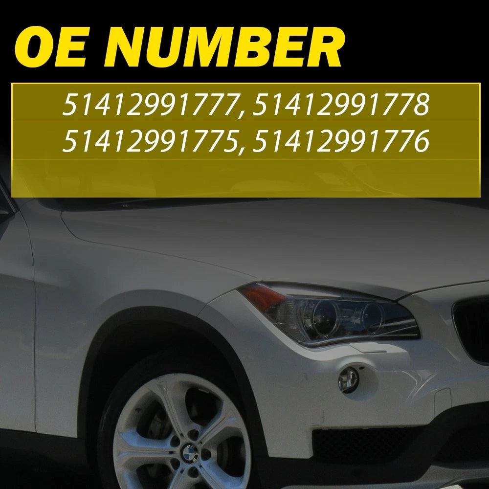 2X Inner Door Panel Handle Trim Cover for BMW X1 (2009–2016) Beige