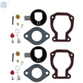 2X Carburetor Kit with Float for Johnson Evinrude 9.9HP 15HP (1974–1988)