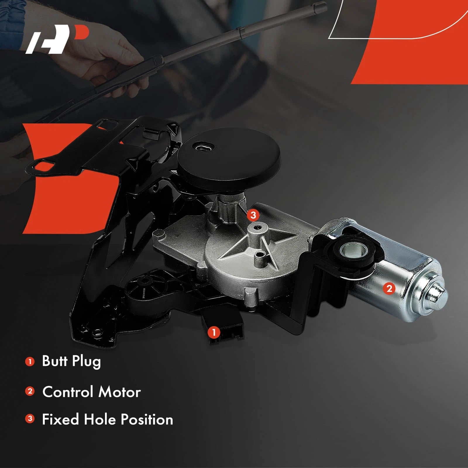 Rear Windshield Wiper Motor for BMW 3 Series E90 E91 (2006-2013)