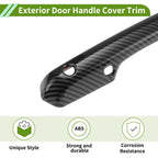 Set of 1 Exterior Door Handle Cover Trim for Ford Mustang (Carbon Fiber)