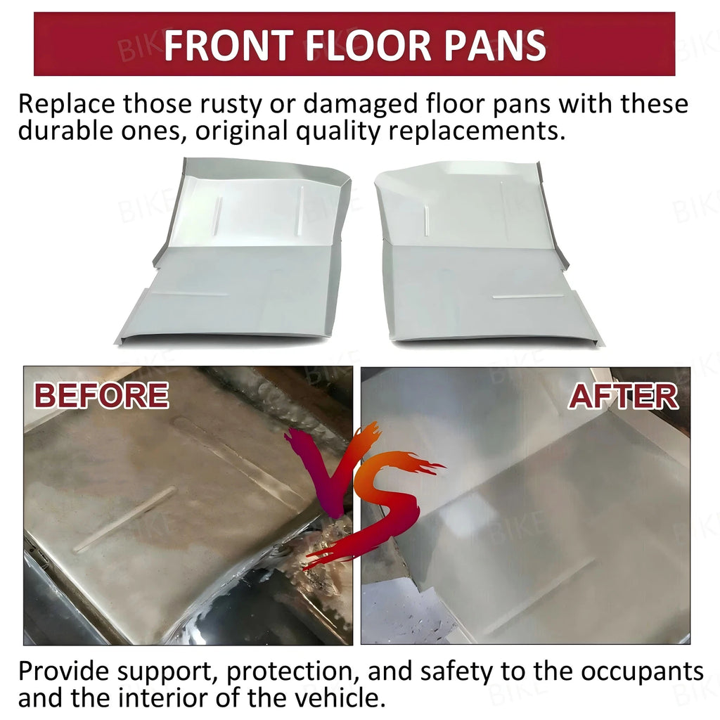 Rocker Panel Cab Corner & Floor Pan Supports for Chevy C10 K20 GMC Jimmy (1973–1987)