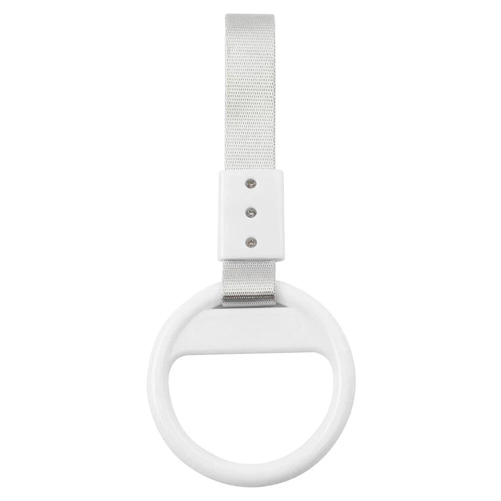 White Ring Train Bus Handle Strap Drift Charm Tools