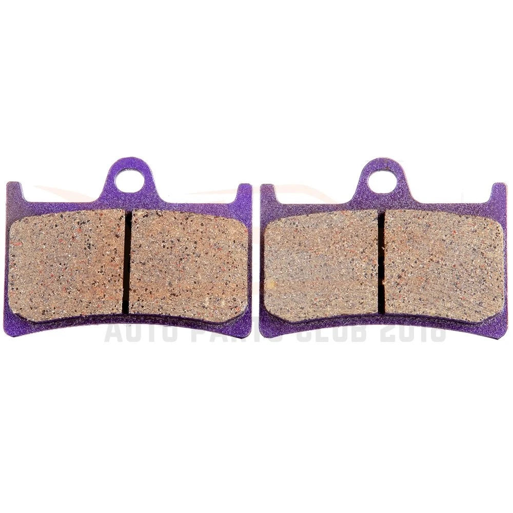 Set of 2 Front Carbon Fiber Brake Pads for Yamaha YZF-R6 (2005–2007) FZ1 (2006–2012)