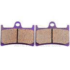 Set of 2 Front Carbon Fiber Brake Pads for Yamaha YZF-R6 (2005–2007) FZ1 (2006–2012)