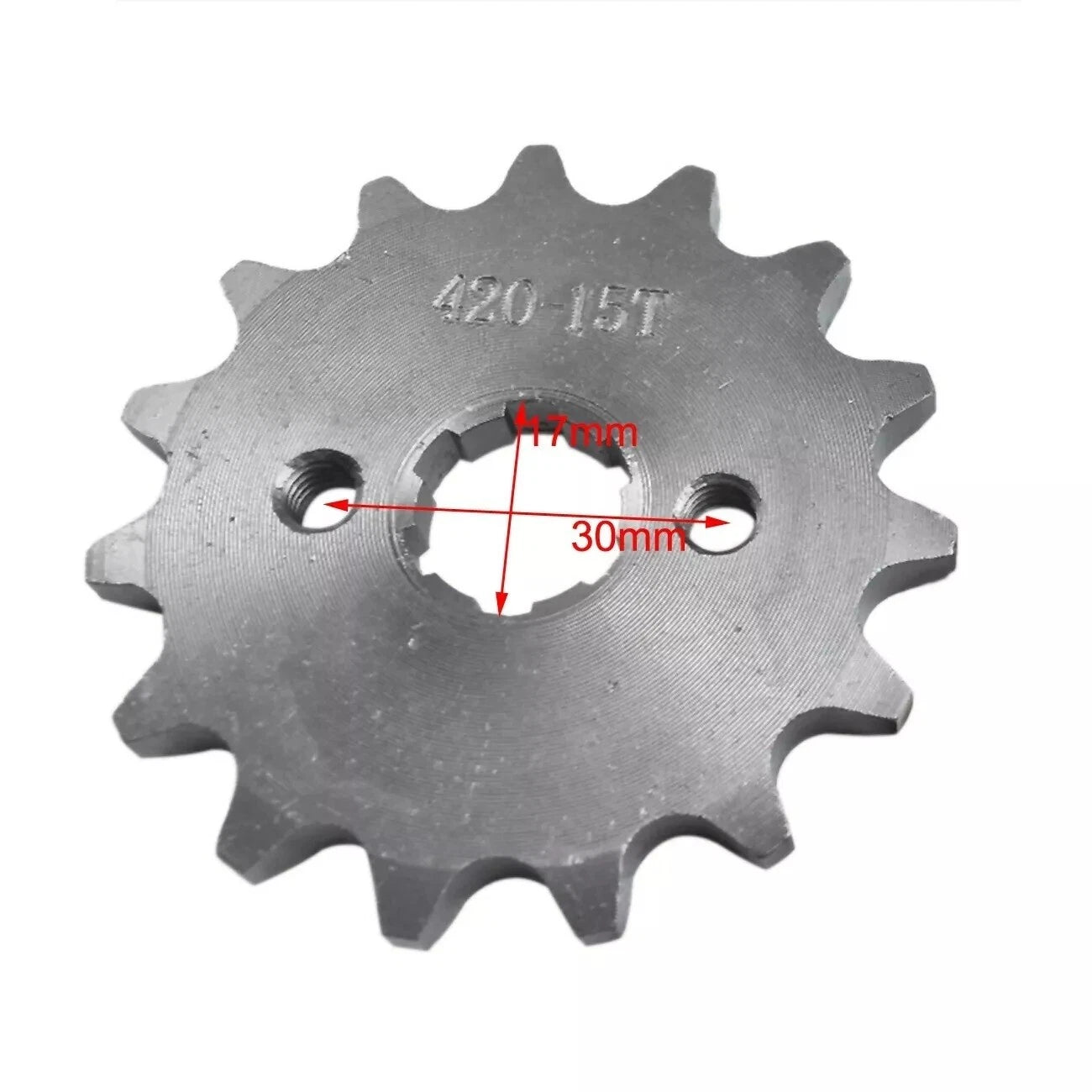 15T Front Sprocket Cog for Pit/Trail/Dirt Bike ATV/Quad (420 Chain)