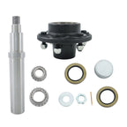 6 on 5.5 Trailer Axle Hub Kit with Circular Spindle Bearing (5200lbs)