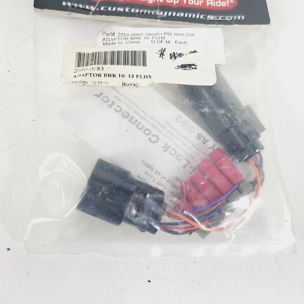 Custom Dynamics Plasma Rod Brake Light Adapter for Harley Street Road Glide (2010–2013)