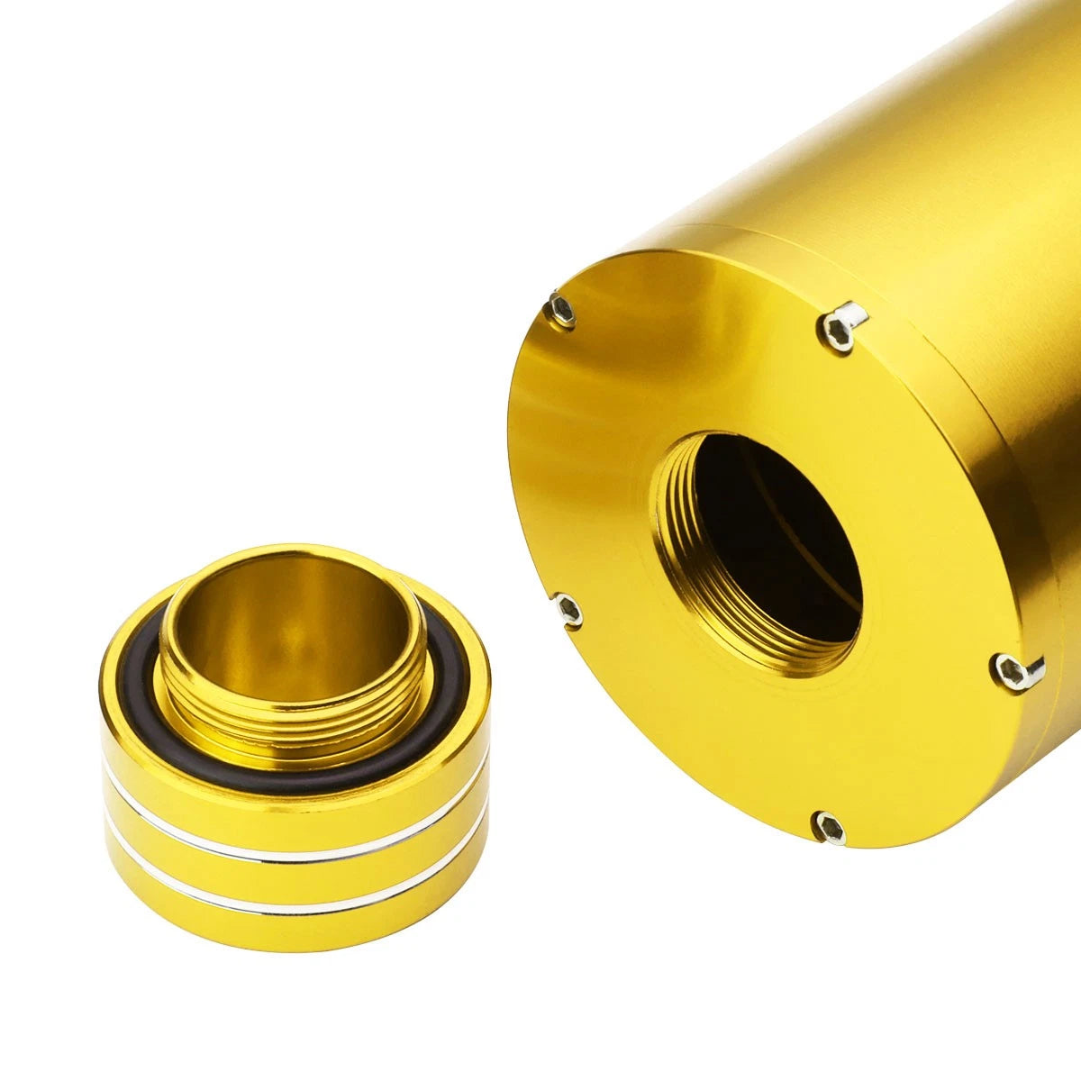 Anodized Aluminum Coolant Recovery Overflow Tank for Universal