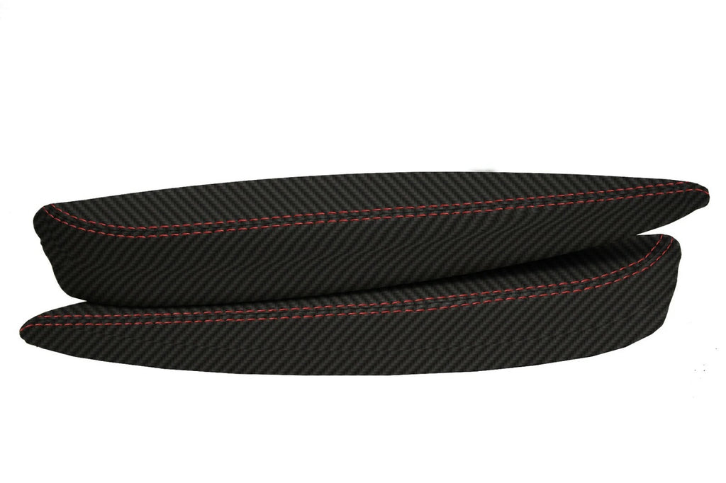 Carbon Fiber Armrest Door Panel Cover for Mini Cooper R55 R56 (2007–2015)