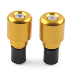 Handlebar Grips Bar End Slider Cap for Honda CBR1000RR (2008–2023) - Aluminium Gold