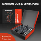 Set of 4 Ignition Coils & 4 Iridium Spark Plugs for Honda CR-V (2015–2019)