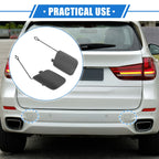 1 Pair Rear Tow Hook Eye Hole Cover Cap for BMW X5 (2016–2018) Gray