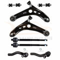 Set of 8 Front Lower Control Arms Tie Rods Sway Bars for Toyota Echo (2000–2005)