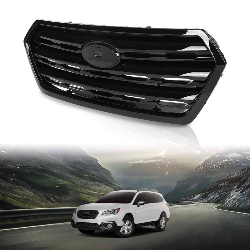 Front Bumper Upper Grille for Subaru Outback (2015–2017) Black