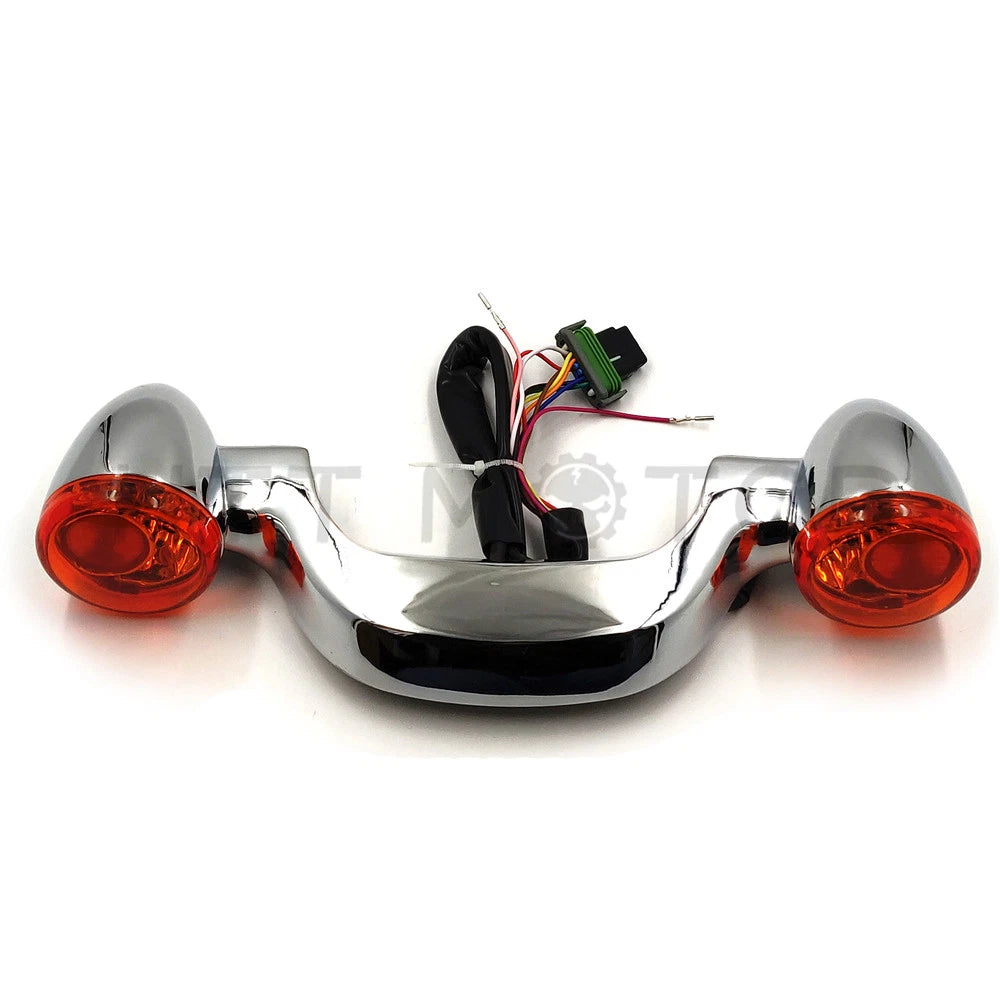 Rear Brake LED Light Bar Turn Signal for Harley Road Street Glide (2010–2017)
