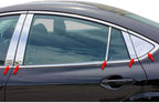 10pc. Luxury FX Stainless Steel Pillar Posts w/Triangles for 2009-12 Mazda 6 4D