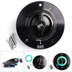 Quick-Turn Black Tank Fuel Gas Cap for Suzuki GSX1300R Hayabusa (2008–2020)