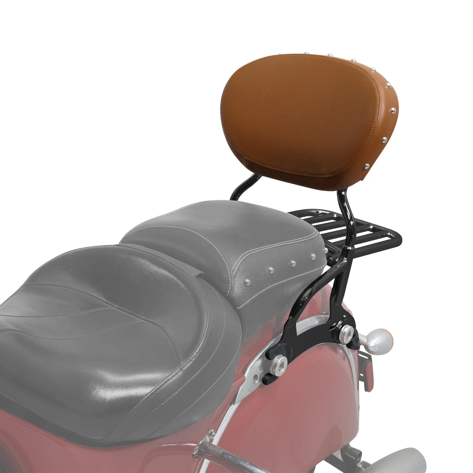 12" Backrest Sissy Bar & Luggage Rack for Indian Chief Dark Horse (2016–2018)