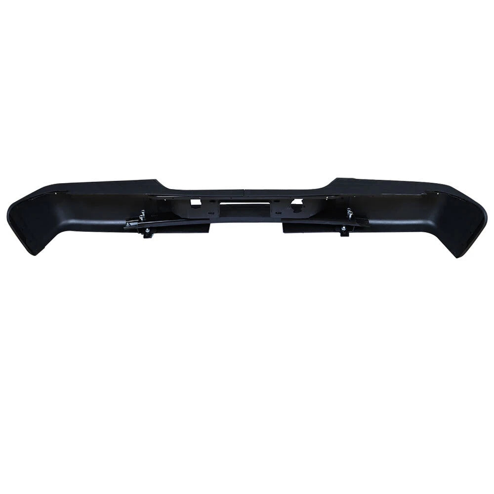 Black Rear Steel Bumper for Chevy Silverado GMC Sierra 1500 (2007–2013)