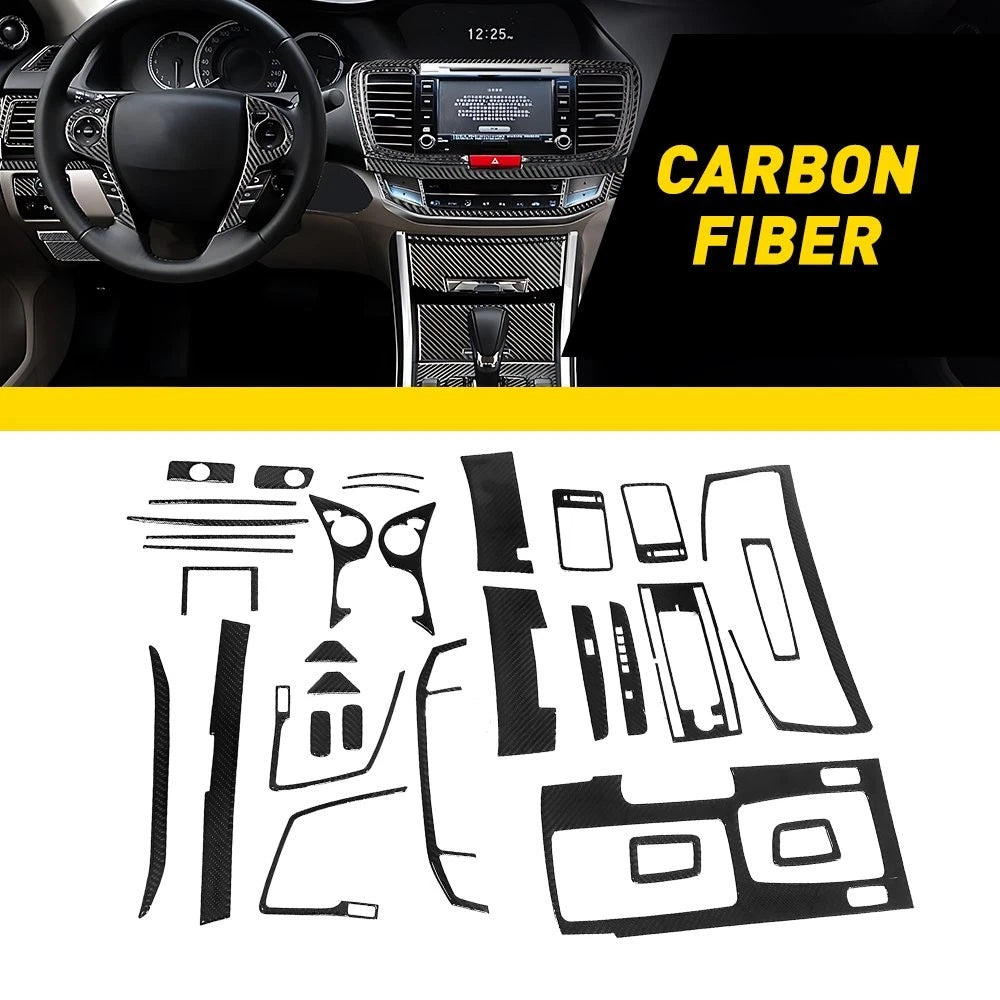 Carbon Fiber Inside Kit Cover Trim for Honda Accord (2013–2017)