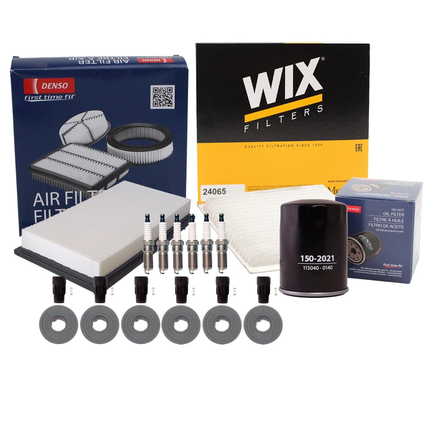 Tune Up Kit with NGK 6 Spark Plugs & Boots for Ford Edge MKT MKX (2007–2018)