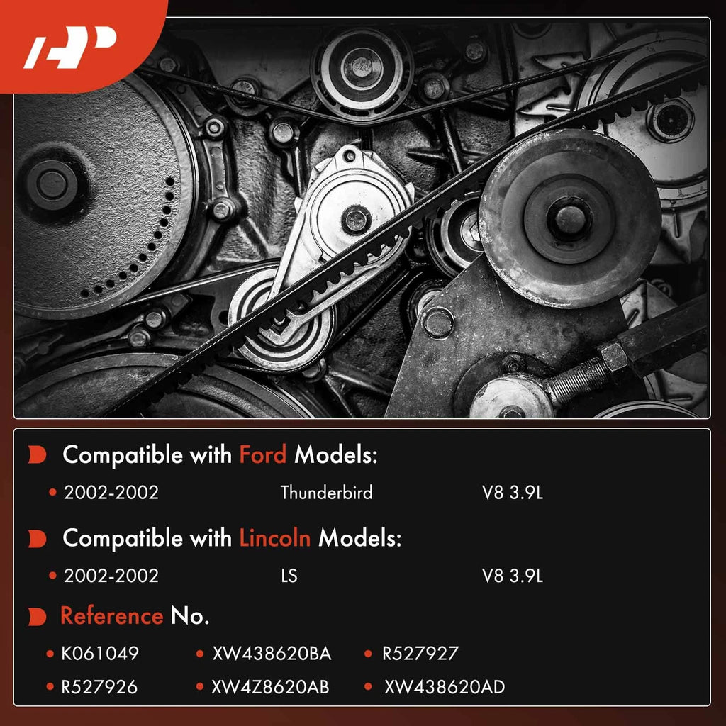 EPDM Serpentine Belt for Ford Thunderbird Lincoln LS (2002)