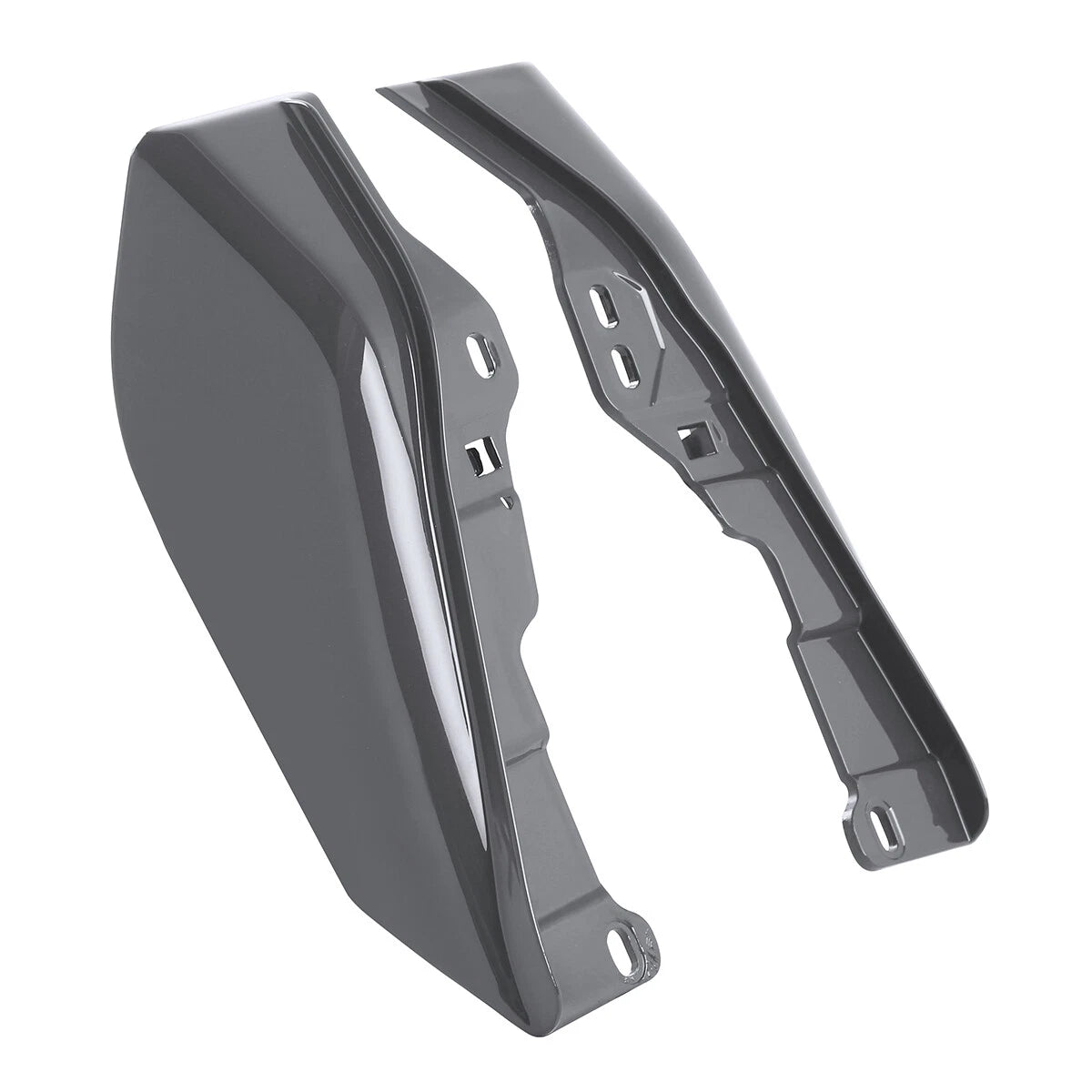 Mid Frame Air Deflectors for CVO Street Road Glide (2018) - Gunship Gray