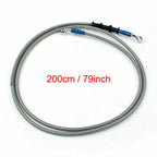 M10 Brake Oil Hose Line with Banjo Fitting for Universal Applications (200cm)