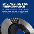 Wagner BD180091E Front E-Coated Disc Brake Rotor 360mm for Audi A8 (1997–2003)