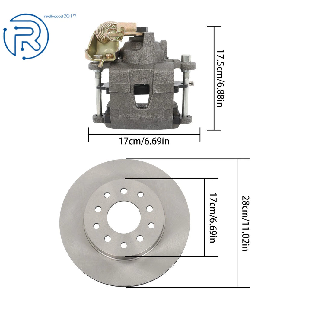 Rear Disc Brake Kit for Ford 9 Inch Rearend (Year Range Not Specified)