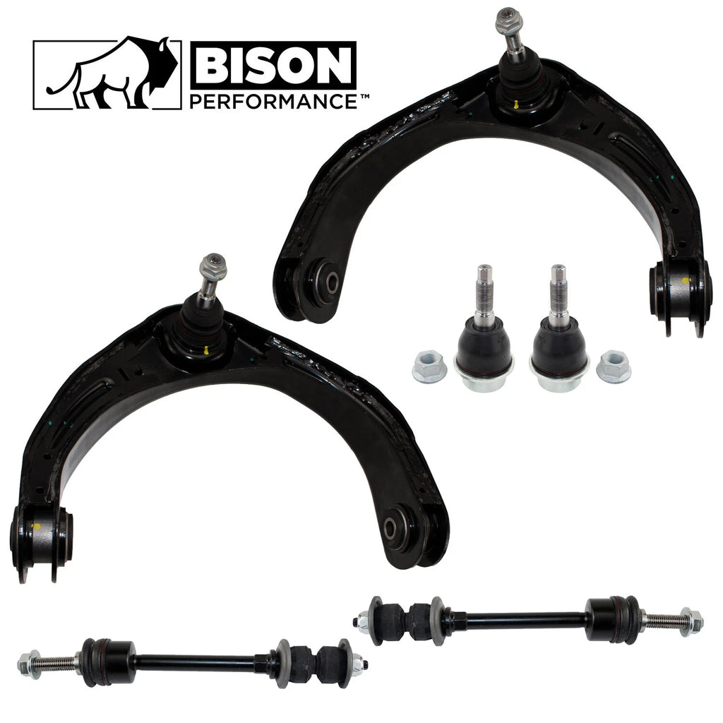 6pc Front Upper Control Arm Sway Bar Ball Joint Kit for Dodge