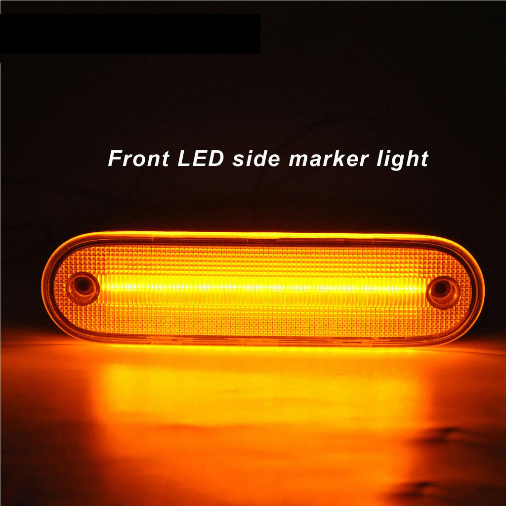 4X Clear LED Side Marker Light for Mazda MX-5 Miata (1990–2005)