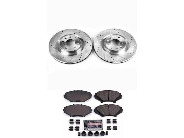 Front Brake Pad and Rotor Kit for Mazda RX-8 (2004–2011) HJ541ZQ