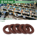 Set of 5 Oil Seal Rotary Shaft Seal FKM Rubber 22x35x6mm