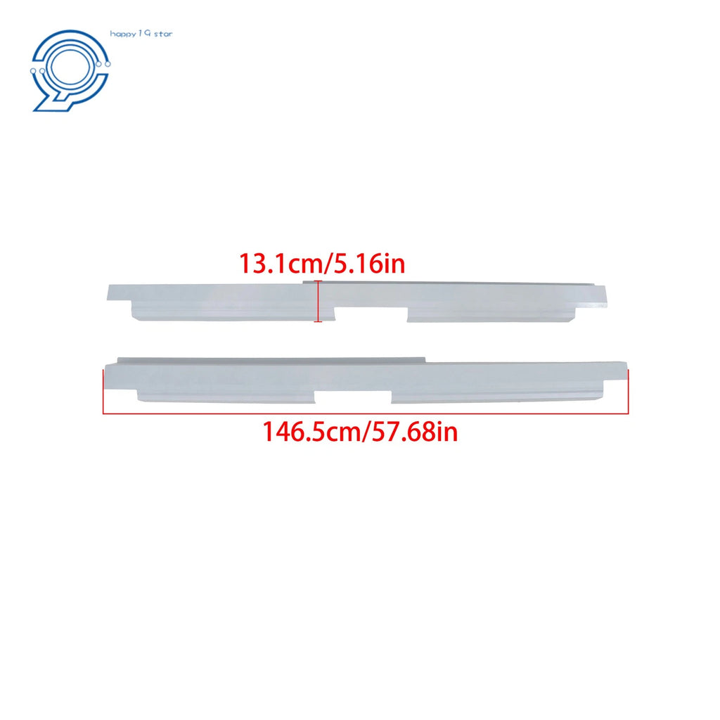 Set of 2 Steel Rocker Panels for Toyota Corolla (2003–2008)