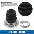 Inner CV Joint Boot Kit w/ Clamps for Audi A3 (2006–2013), A4 (2000)