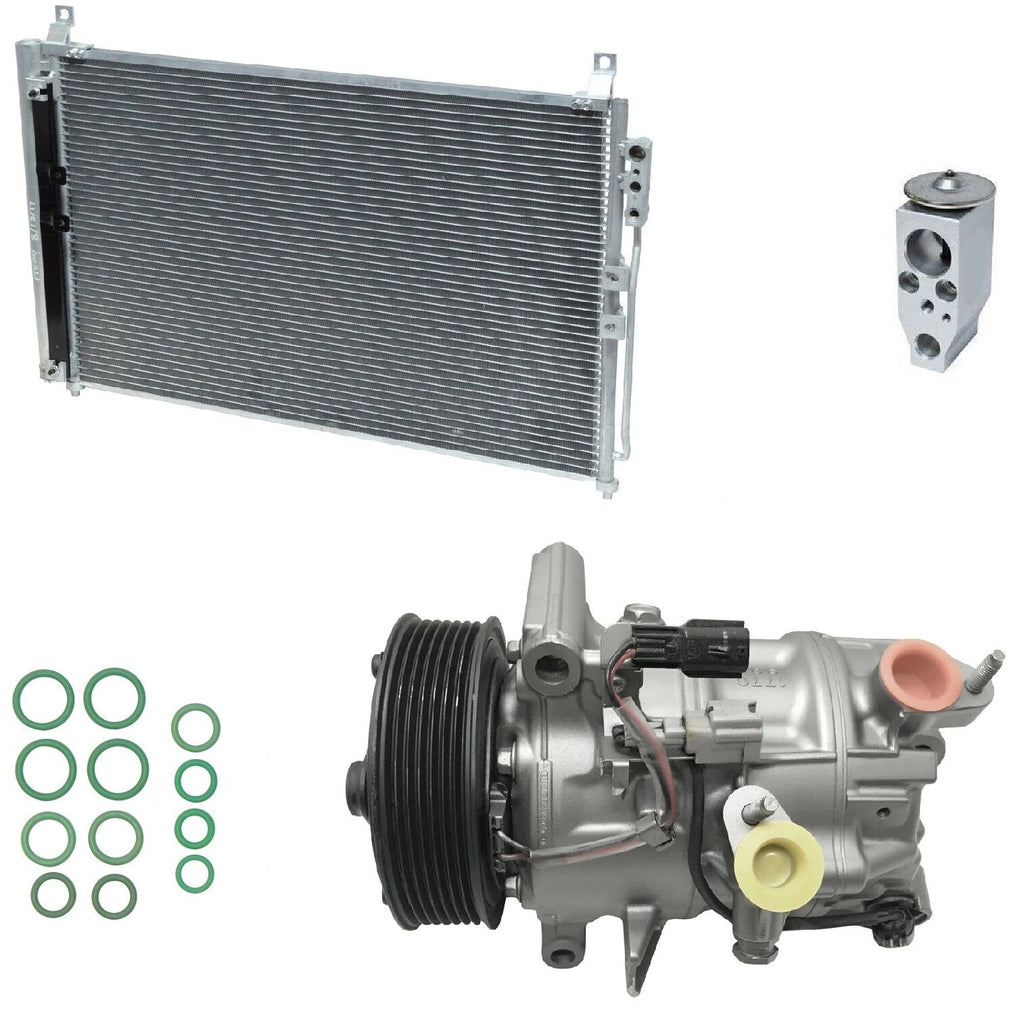 AC Compressor Kit With Condenser for Infiniti Q50 3.0L (2018–2018)