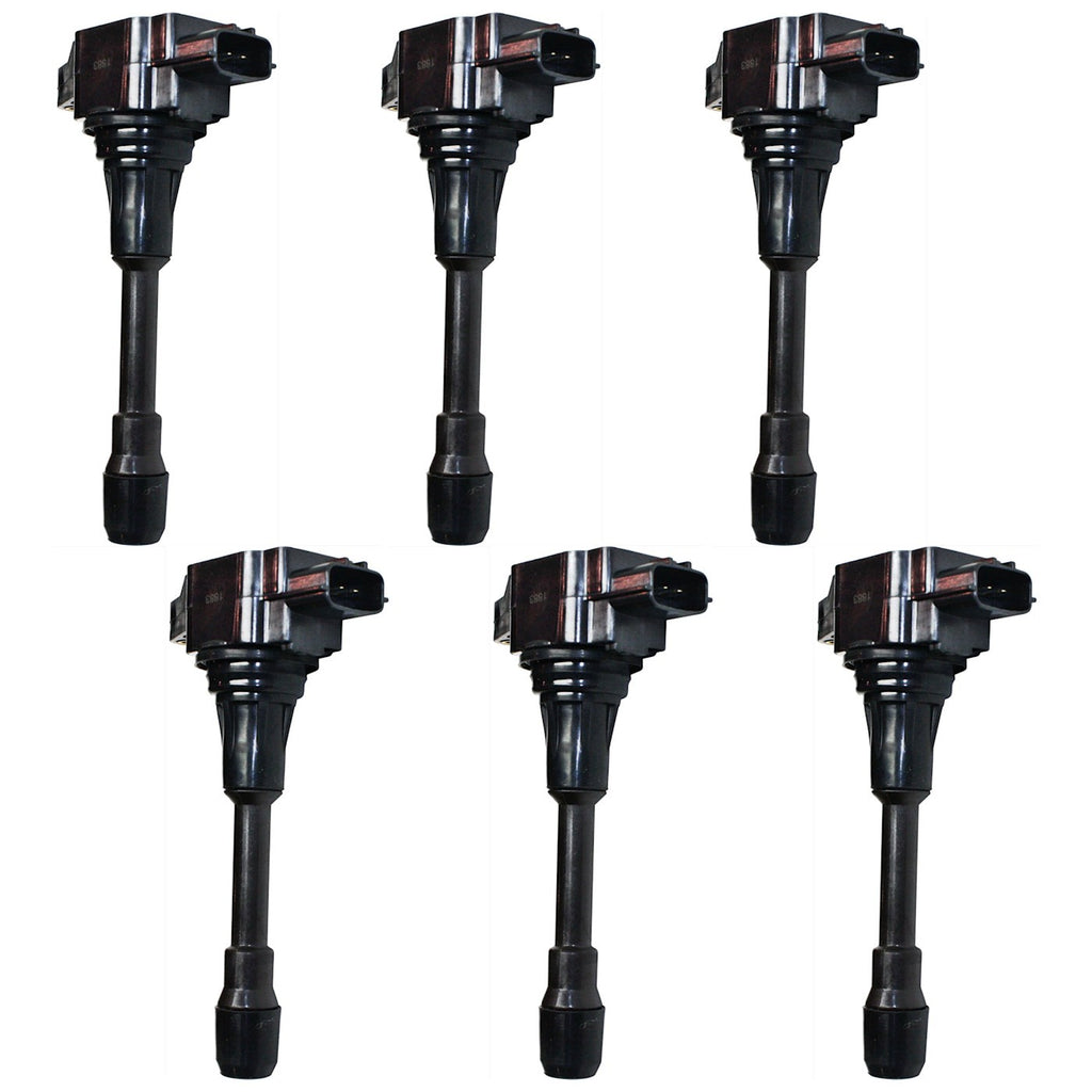 Ignition Coils Set of 6 for Nissan Frontier Rogue Sentra INFINITI Q70