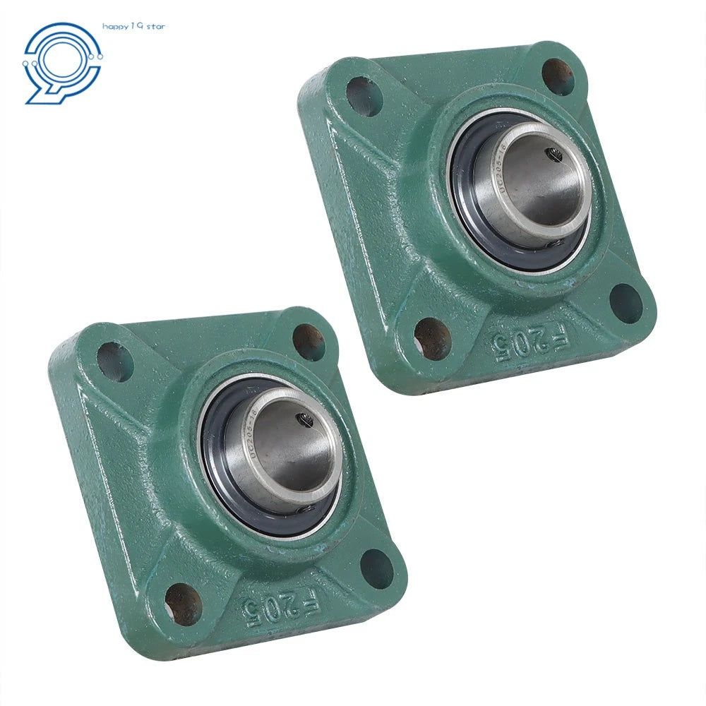 Set of 2 Pillow Block Bearings for UCF205 (1" Bore)