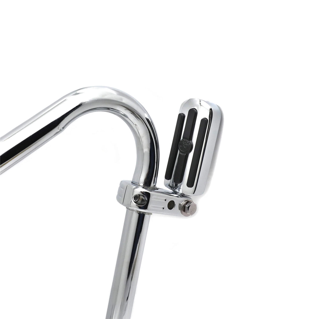 Chrome Streamliner Skull FootPeg Kit for Honda GL1800 VT750 (2001–2023)