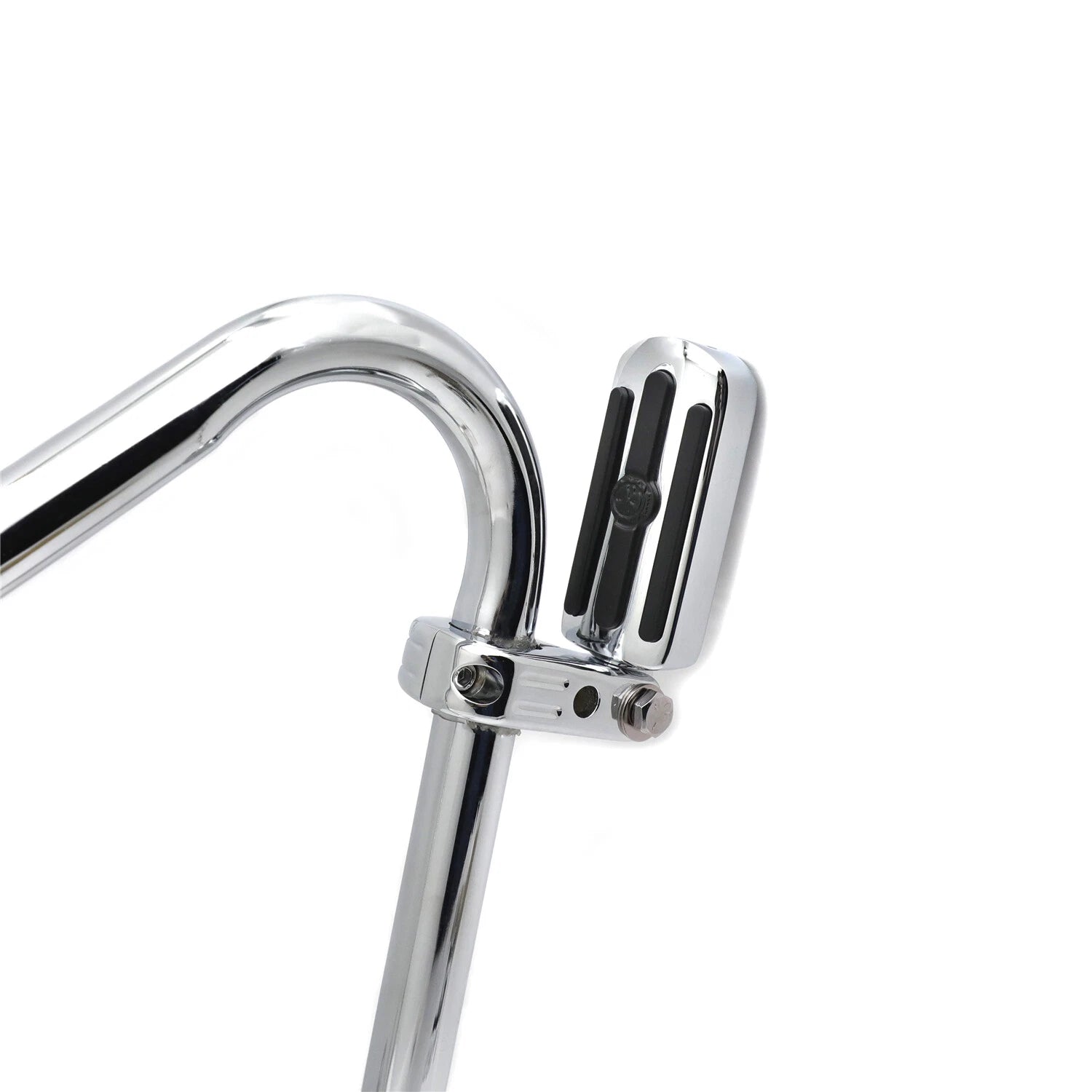 Chrome Streamliner Skull FootPeg Kit for Honda GL1800 VT750 (2001–2023)