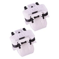 2 x Nylon Rear Seat Buckle Clips for Honda Acura