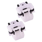 2 x Nylon Rear Seat Buckle Clips for Honda Acura