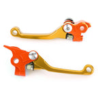 Gold Brake Clutch Levers for Husqvarna TC125 TC250 TE150 TE250 TE300 FC250 FC350 (2014–2023)