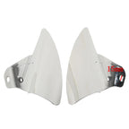 Chrome Saddle Shield Heat Deflectors for Harley Touring Road King (2009–2023)