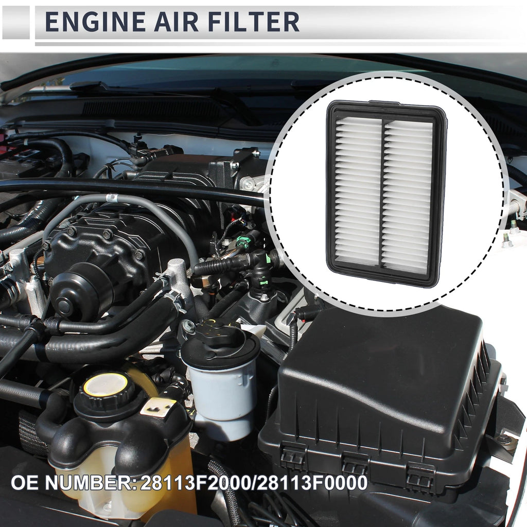 Engine Air Filter No. 28113F2000/28113F0000 for Hyundai Elantra (2017–2020)