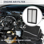 Engine Air Filter No. 28113F2000/28113F0000 for Hyundai Elantra (2017–2020)